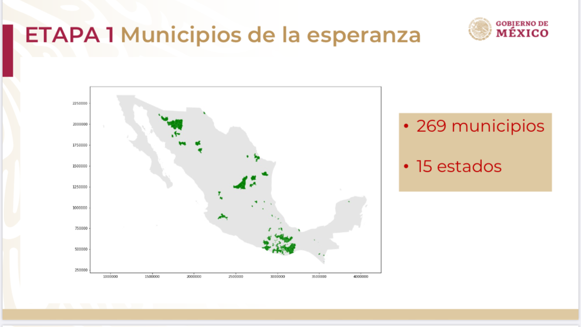 Municipios 'de la esperanza' a partir del 18 de mayo