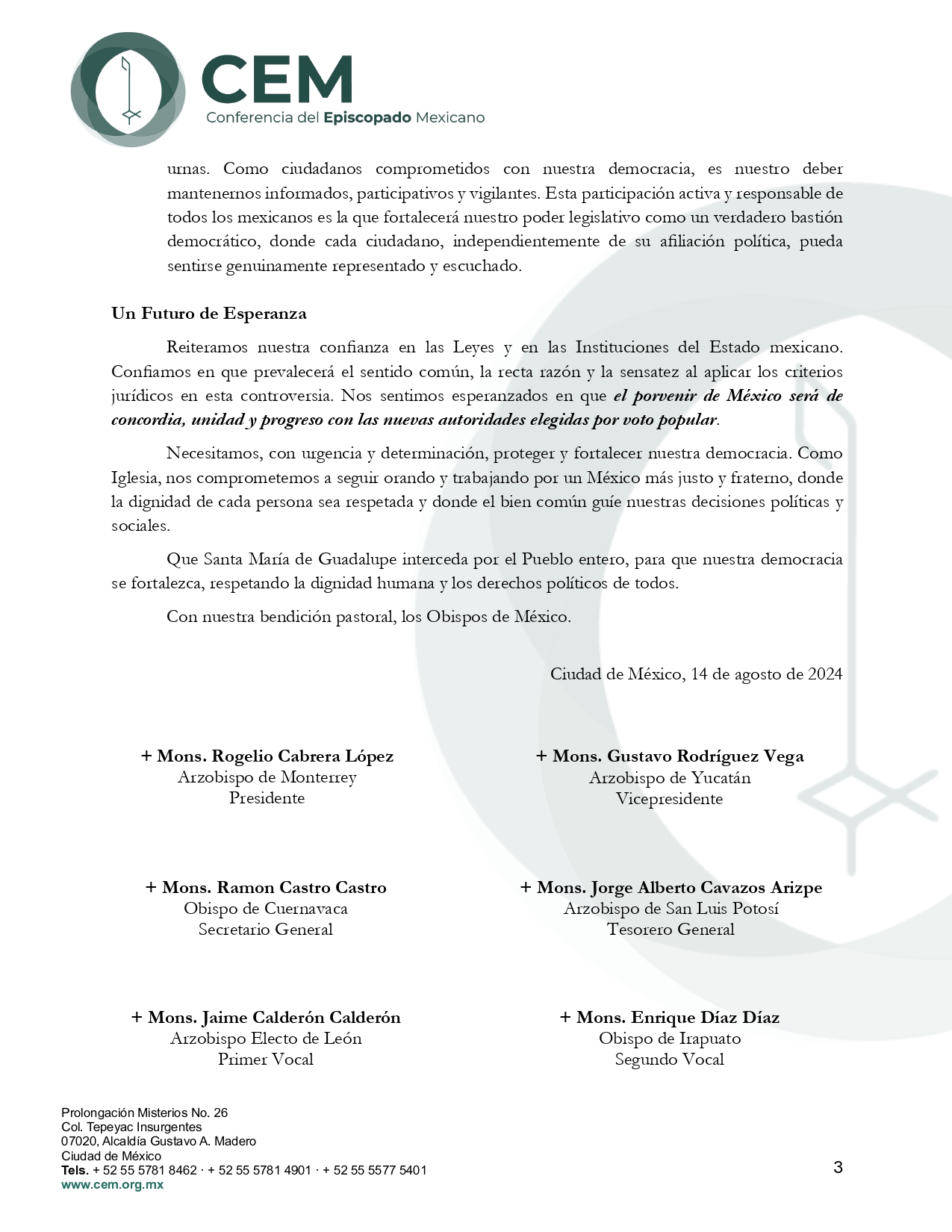 Mensaje un Congreso para todos page 0003