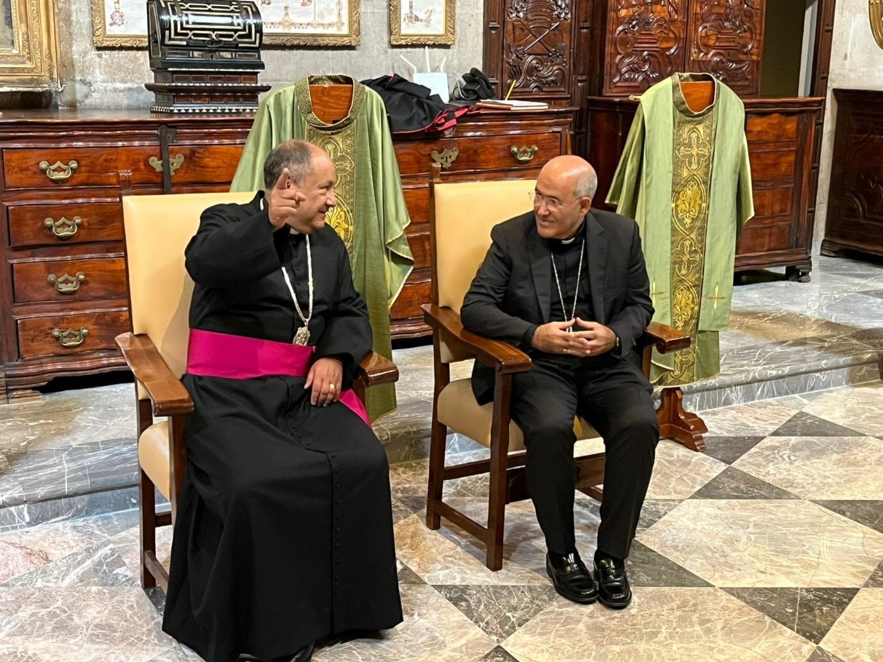 Cardenal José Tolentino de Mendonca visita la Catedral Metropolitana Foto Siete24 Comunicaciones