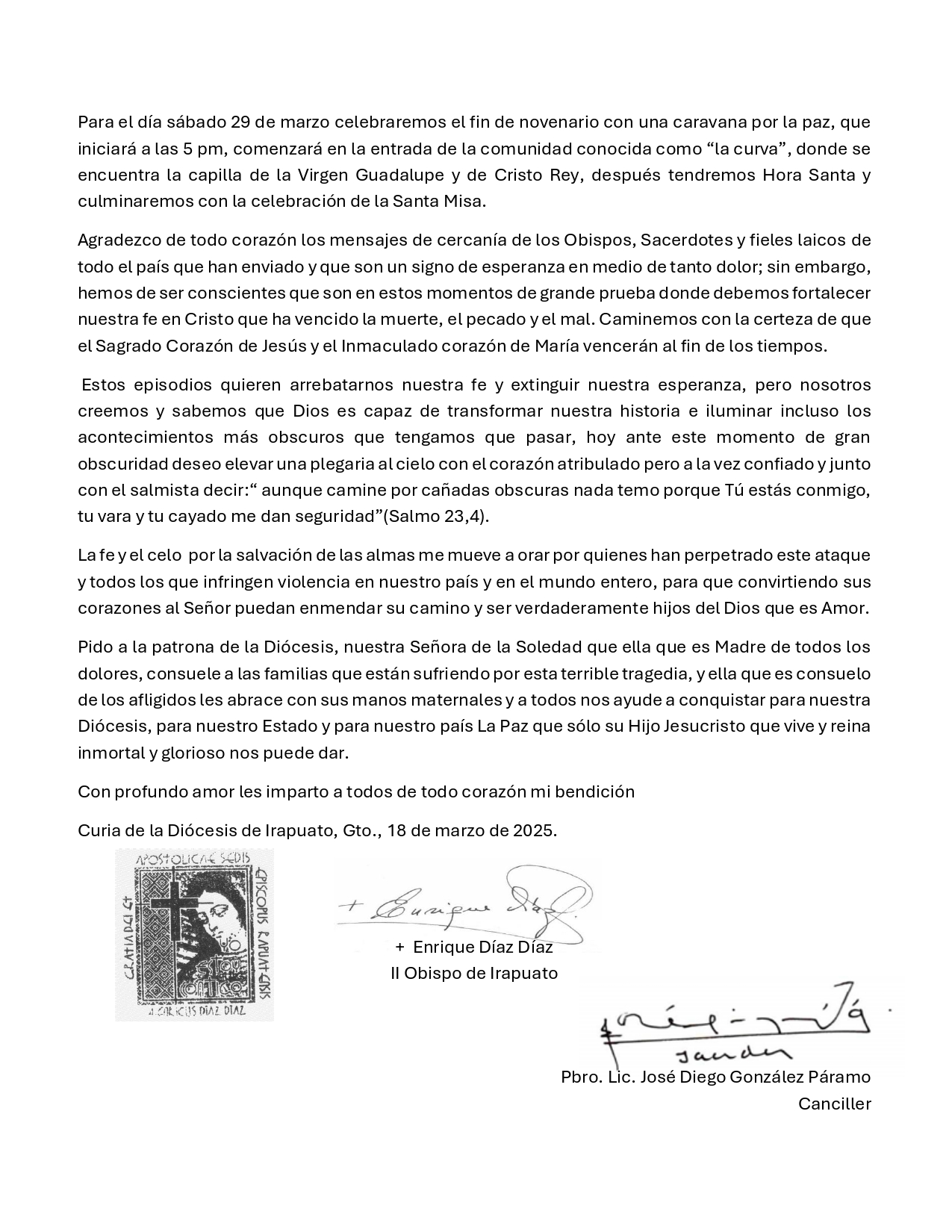 Comunicado Diócesis de Irapuato page 0002