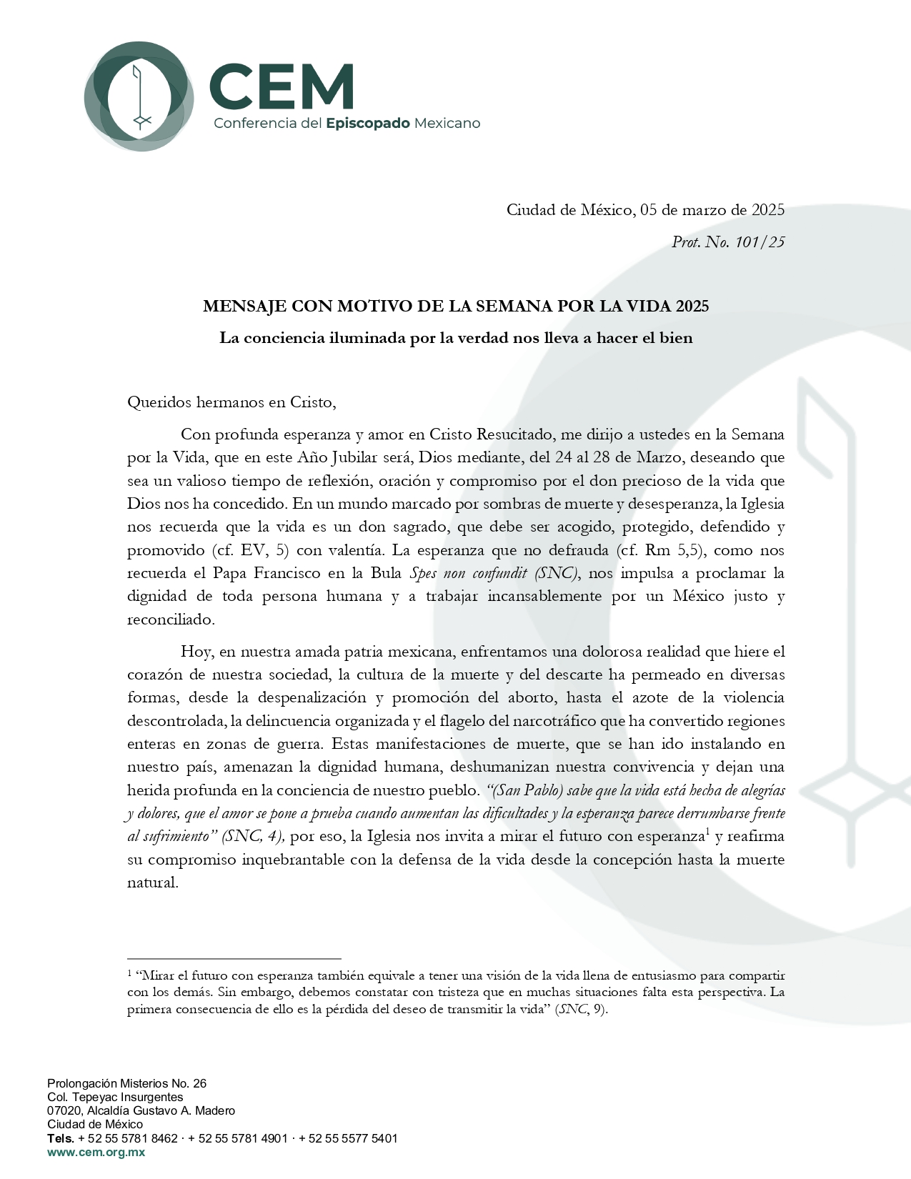 Mensaje Semana por la vida 2025 page 0001