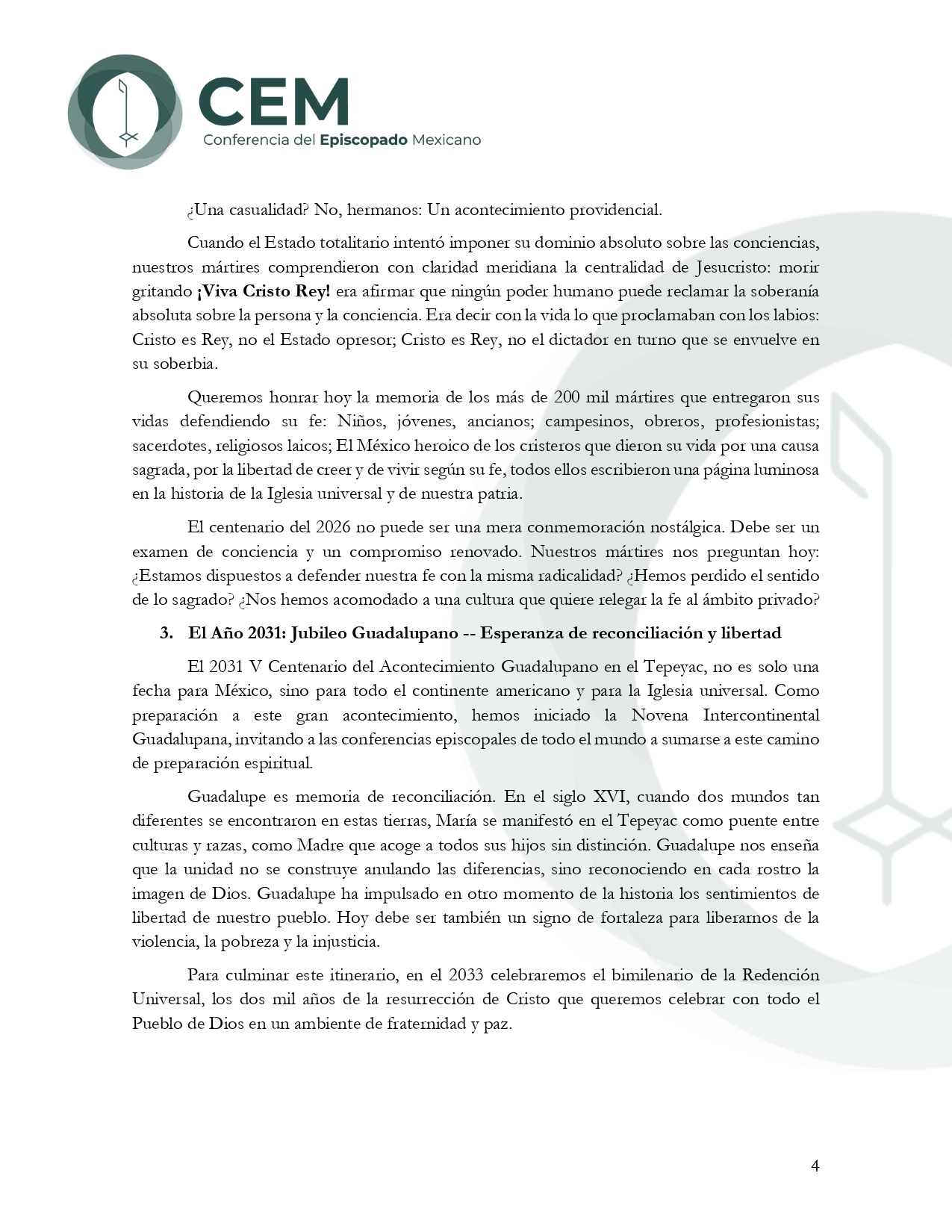 Mensaje al Pueblo de Dios CXIX AP page 0004