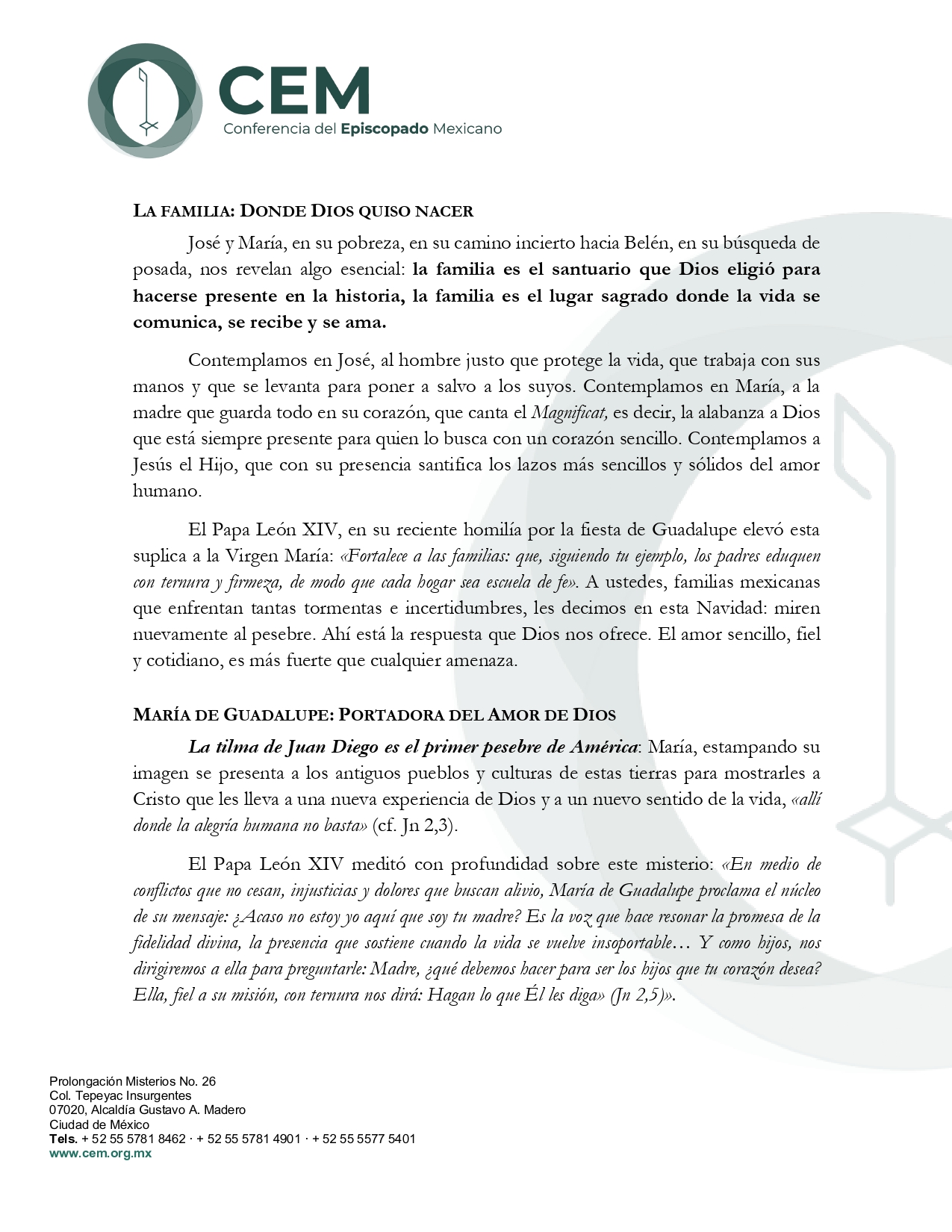 Mensaje de Navidad 2025 page 0002