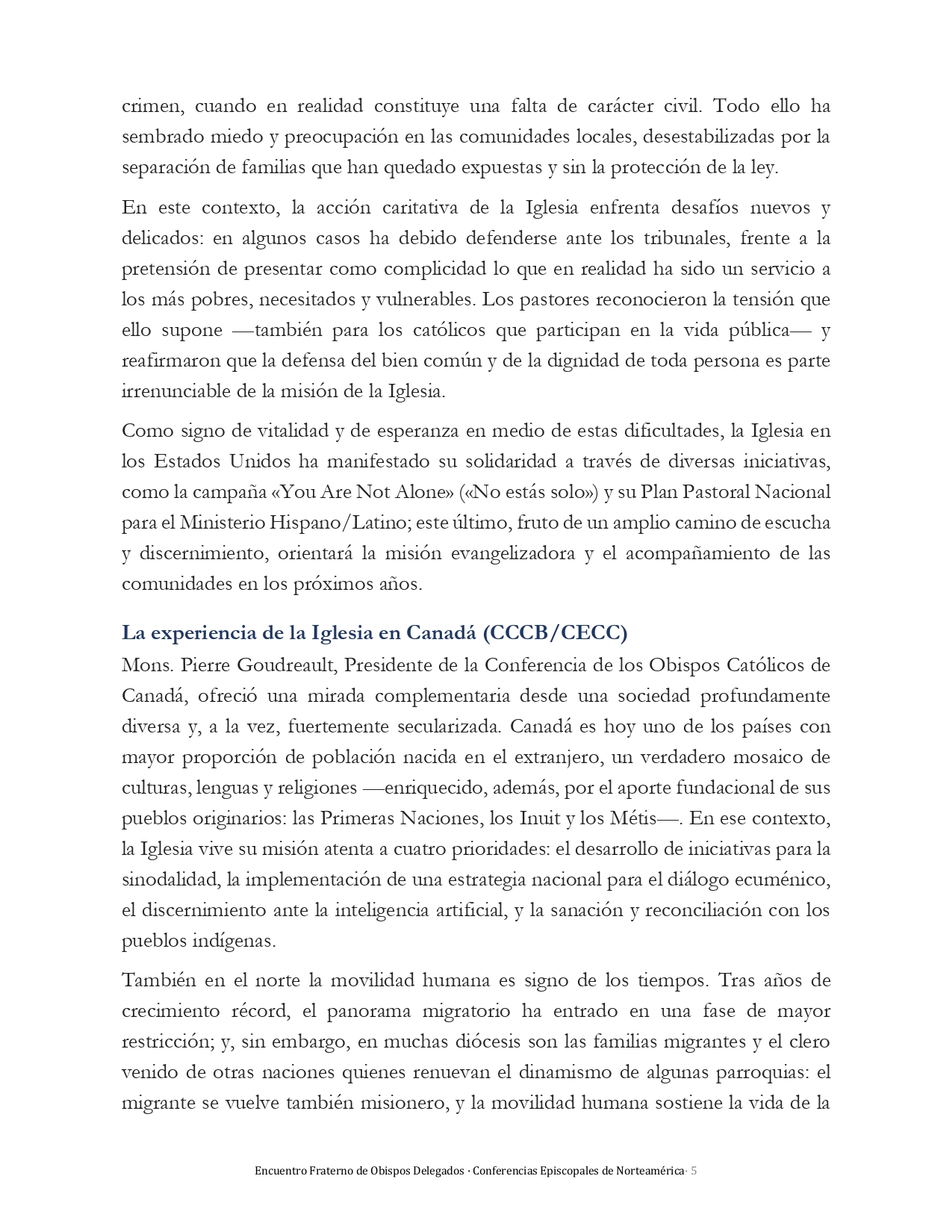 Comunicado Encuentro Obispos Norteamericanos page 0005