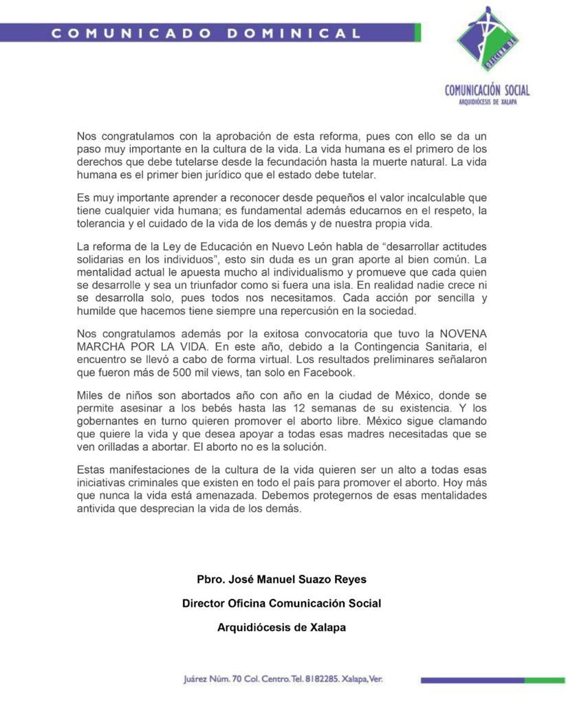 200524 Arquidiocesis de Jalapa avanza la cultura de la vida 2
